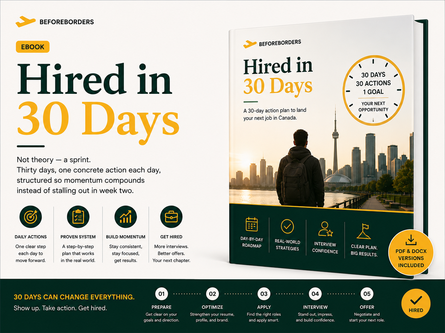 Not Just a Job — A 4-Week Job Search Strategy for Canada